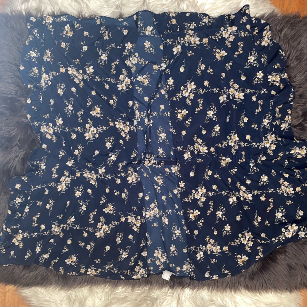 Floral Navy Kimono
